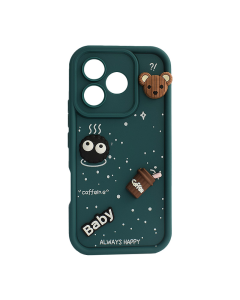 Maska za Honor 600 Lite tirkiz Sweet Coffe zelena
