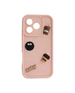 Maska za Honor 600 Lite Sweet Coffe roze