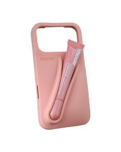 Maska za iPhone 17 Pro peach pit Rhode LIP CASE + LIP TINT