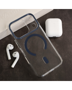 Maska za iPhone 18 Pro Berlia Sheen Mag Case plava