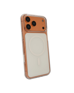 Maska za iPhone 17 Pro Max Berlia Clear Case with Mag Case bela
