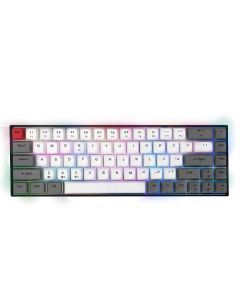 Tastatura AULA F3068, sivo/bela, mehanička, Bluetooth - 52347