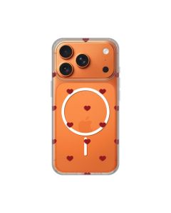 Maska za iPhone 17 Pro 6.3 Red Hearts Print Magsafe