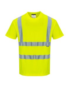 PORTWEST Majica visoke vidljivosti Cotton Comfort S170 sa kratkim rukavima, žuta - 62858XXXL