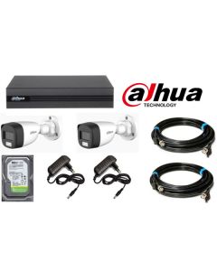 DAHUA Set 2 kamere Full HD, audio Dual light - 46693