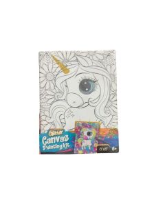 MILLATOYS Kreativni set Slika na platnu Unicorn glitter ss-24-003 - 63-71359