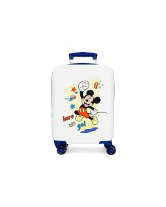 MICKEY HERE WE GO dečiji kofer 50 cm - bela