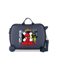 GRAFFITY OF SPIDERMAN dečiji kofer na točkićima - teget