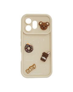 Maska za Honor 600 Sweet Coffe bela