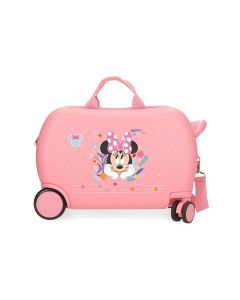 DISNEY MINNIE HAPPY TO BE ME dečiji kofer na točkićima - pink
