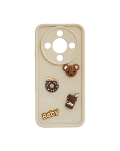 Maska za Honor Magic 8 Lite/ X9d Sweet Coffe bela