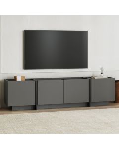 NORDURE TV komoda Lowen, antracit/crna