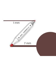 DELI Sketch marker chestnut brown-98 - 637437