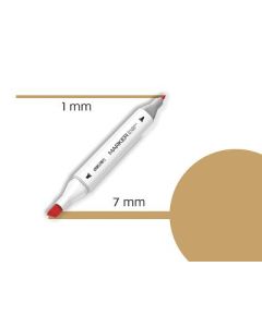 DELI Sketch marker brown-104 - 637438