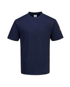 PORTWEST Majica AS20 antistatik ESD, kratki rukav, teget - 63882XXL