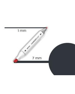 DELI Sketch marker blue grey-BG9 - 639023