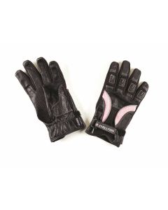 BOTTARI Kožne moto rukavice pink XS - 63990XS pink