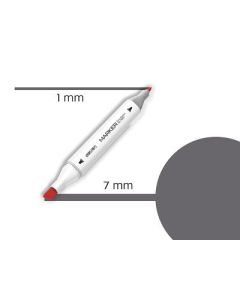 DELI Sketch marker warm grey-WG8 - 639957