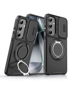 Maska za Samsung S946B Galaxy S26 Plus crna CamShield Ring stand