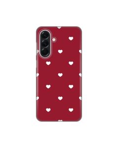 Maska za Samsung A566B Galaxy A56 5G Burgundy Hearts Silikonska Print Skin