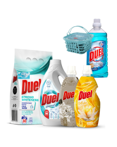 DUEL Set 4/1 + Blue Wave 1l i korpica sa štipaljkama