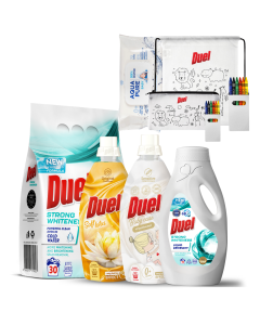 Duel PWD SW 2,7kg, TD SW 855ml,OMK SL 0,8l,Baby care 0,8l, maramice, ranac, pernica