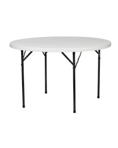 SAVACOOP Sklopivi okrugli baštenski sto plastični 120cm, bela - 64038