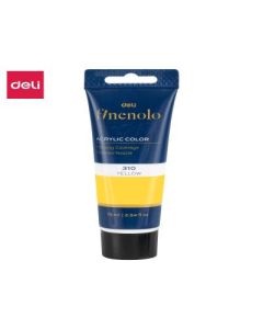 DELI Akrilna boja u tubi žuta75ml - 640726