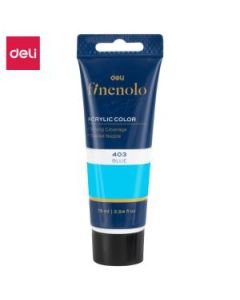 DELI Akrilna boja u tubi plava 75ml - 640728