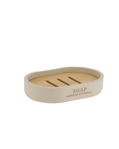TENDANCE Držač sapuna 2.3x12.3x8.3 cm, bambus/bež - 64101161