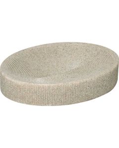 TENDANCE Posuda za sapun Pruge 12,5x9,5x2,3 cm poliresin bež - 64104104