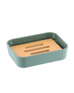 TENDANCE Posuda za sapun abs/bambus zelena - 64110144