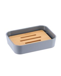 TENDANCE Posuda za sapun abs/bambus siva - 64110180