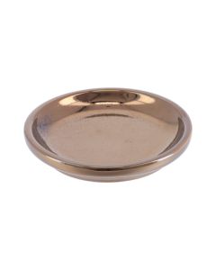 TENDANCE Posuda za sapun 11.8x2cm, porcelan/bronzana - 64113168