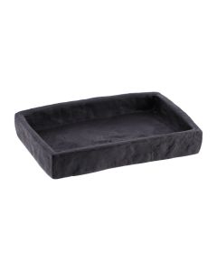 TENDANCE Posuda za sapun 2x13x9cm, poliresin/crna - 64120103