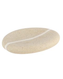 TENDANCE Posuda za sapun Stone effect 2x11.5x10cm, poliresin/bež - 64153104