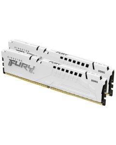 KINGSTON DDR5 32GB (2x16GB) 6000MT/s [FURY BEAST], Non-ECC UDIMM, CL36 1.35V, 288-Pin 1Rx8, White