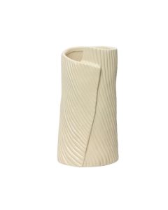 DEKOR DOM Vaza 20cm Stoneware round, bež - 041182