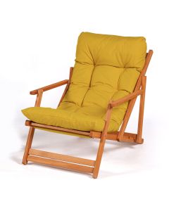 HANAH HOME Baštenska stolica My008, braon/žuta - 644MYD1140