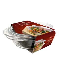 MARINEX Posuda vatrostalna  sa poklopcem Terrina 2,8L okrugla - NA 6457