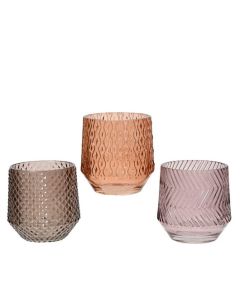 DEKOR DOM Svećnjak Transparent 9cm 647507 - 041185