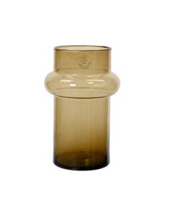 DEKOR DOM Vaza 30cm Recycled glass, braon - 041189