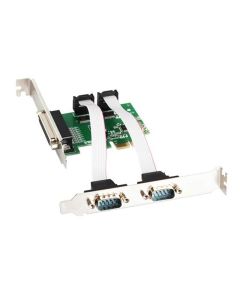 E-GREEN PCI Express kontroler 2xSerial + 1 Parallel - 65300