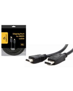 GEMBIRD Kabl CC-DP-HDMI-10M DisplayPort na HDMI digital interface, 10m - 47342