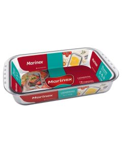 MARINEX Posuda vatrostalna  sa poklopcem Terrina  3,7L pravougaona - NA 6537P