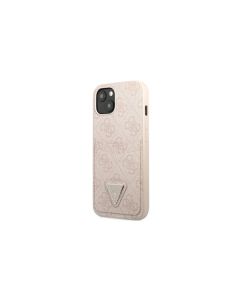 GUESS Futrola za iPhone 13 pink Triangle Logo Cardslot - GSM168178