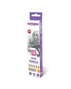 OCTOPUS Olovka grafitna hb 12/1 triangular neon  unl-0366 - 65886