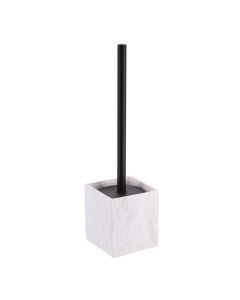 TENDANCE Četka za WC šolju sa držačem 37x10x10cm, poliresin/bela - 66120100