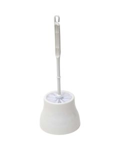 TENDANCE Četka za WC šolju sa držačem 14x39cm, bela - 6630100