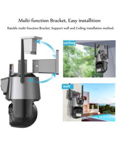 GMB Kamera CAM-IP6MP-EP11-QQ, 6MP, microSD iCSee xmeye pro app Two-way audio - 47512